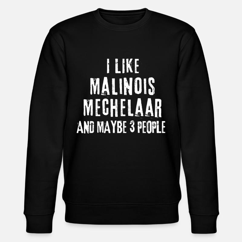 Malinois Mechelaar - Stanley/Stella CHANGER Unisex Organic Sweatshirt - black