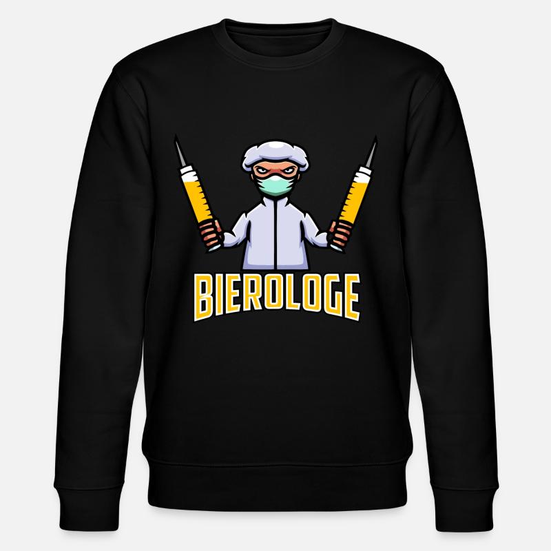 Bierologe - Stanley/Stella Unisex Bio-Sweatshirt CHANGER  - Schwarz