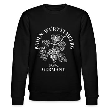 Baden-Württemberg Germany Deutschland wine - Stanley/Stella Unisex Bio-Sweatshirt CHANGER  - Schwarz - Vorne - Nik (191cm) & Marisol (170cm)
