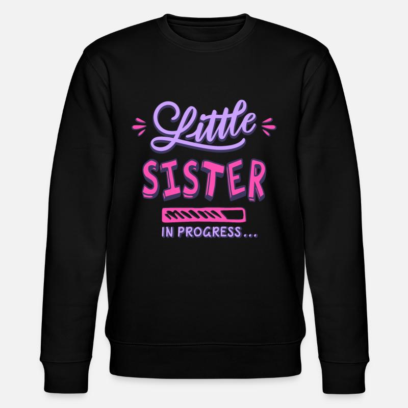 Schwesterchen in Bearbeitung - Stanley/Stella Unisex Bio-Sweatshirt CHANGER  - Schwarz