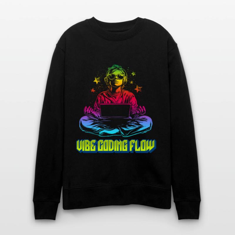 VIBE CODING FLOW – Programmierer & Coder Stanley/Stella Unisex Bio-Sweatshirt CHANGER 