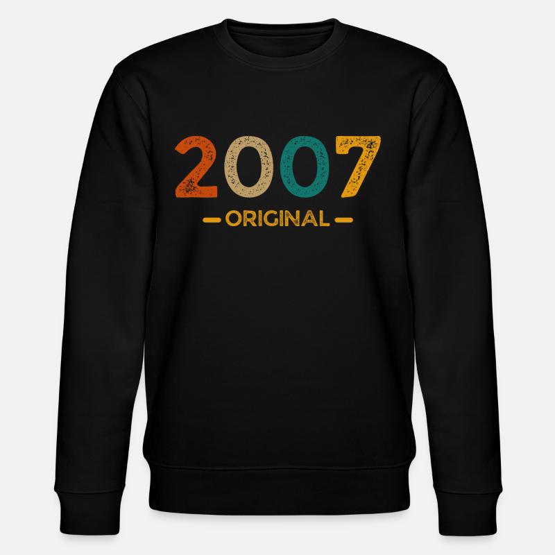 Original 2007 - Stanley/Stella Unisex Bio-Sweatshirt CHANGER  - Schwarz