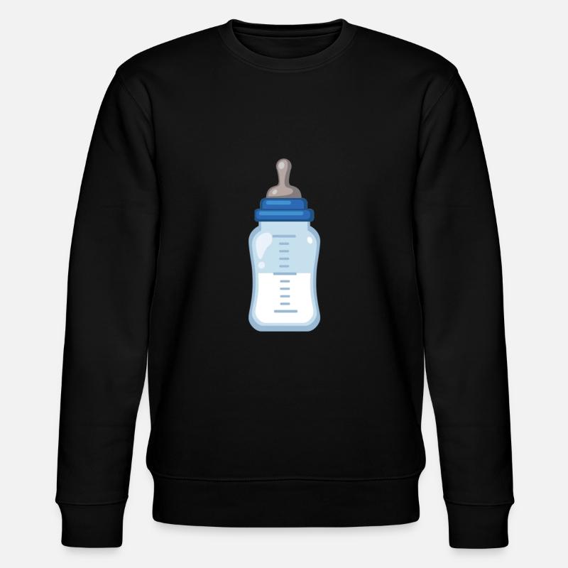 Milchflasche - Stanley/Stella Unisex Bio-Sweatshirt CHANGER  - Schwarz