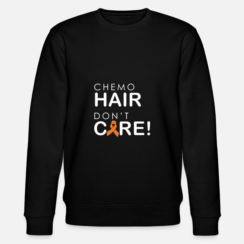 Chemo-Haar ist egal - Stanley/Stella Unisex Bio-Sweatshirt CHANGER  - Schwarz