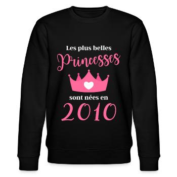 Les plus belles princesses sont nées en 2010 - Sweat bio CHANGER Stanley/Stella Unisexe - noir - Devant - Nik (191cm) & Marisol (170cm)
