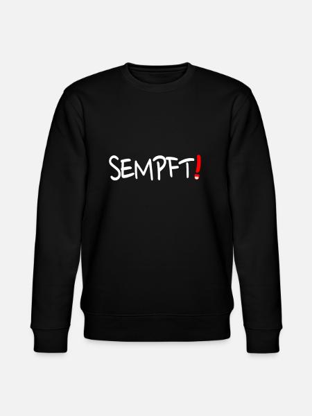 "Sempft" Franconian Franconian Franconian dialect - Stanley/Stella CHANGER Unisex Organic Sweatshirt - black