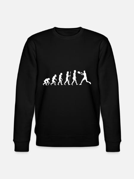 Tennis evolution - Stanley/Stella CHANGER Unisex Organic Sweatshirt - black