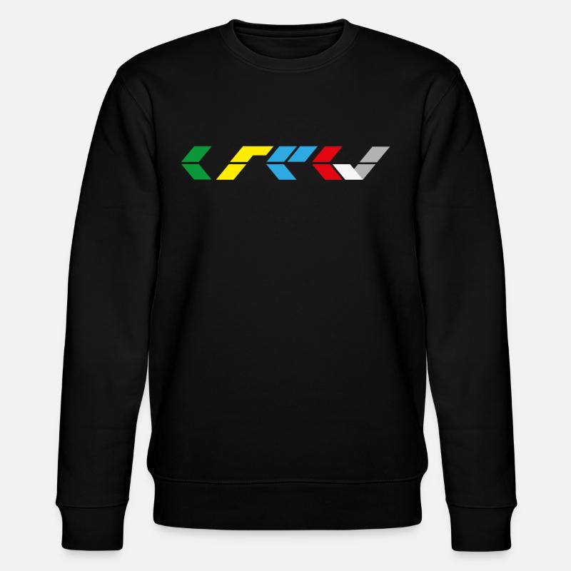 CREW-Klappbrett-Stil - Stanley/Stella Unisex Bio-Sweatshirt CHANGER  - Schwarz