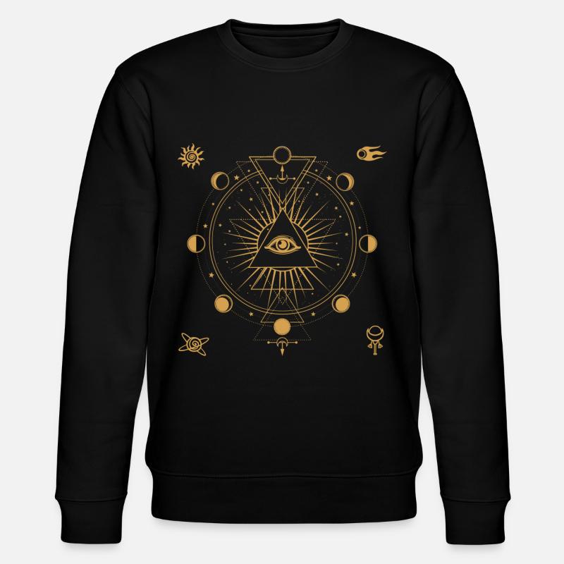 Phases de la lune - Sweat bio CHANGER Stanley/Stella Unisexe - noir