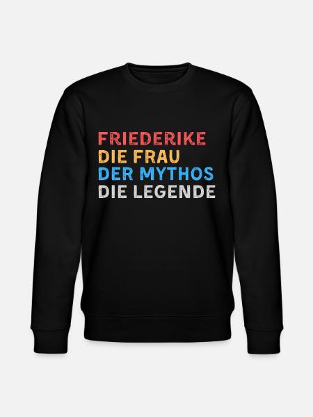 Friederike Fau Mythos Legende - Stanley/Stella Unisex Bio-Sweatshirt CHANGER - Schwarz