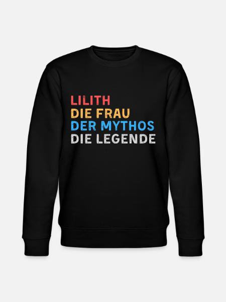 Lilith Fau Mythos Legende - Stanley/Stella Unisex Bio-Sweatshirt CHANGER - Schwarz