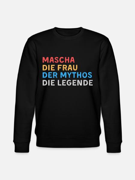 Mascha Fau Mythos Legende - Stanley/Stella Unisex Bio-Sweatshirt CHANGER - Schwarz