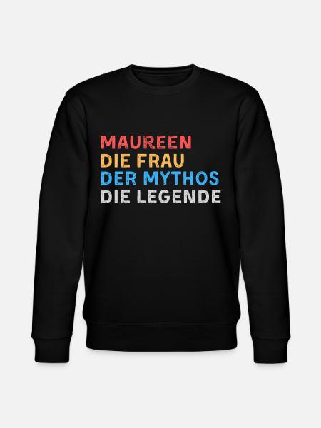 Maureen Fau Mythos Legende - Stanley/Stella Unisex Bio-Sweatshirt CHANGER  - Schwarz