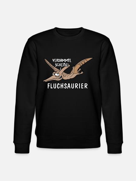 Fluchsaurier - Stanley/Stella Unisex Bio-Sweatshirt CHANGER  - Schwarz