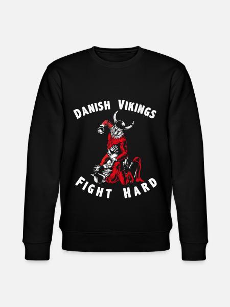 Dänemark Wikinger kämpfen hart - Stanley/Stella Unisex Bio-Sweatshirt CHANGER - Schwarz