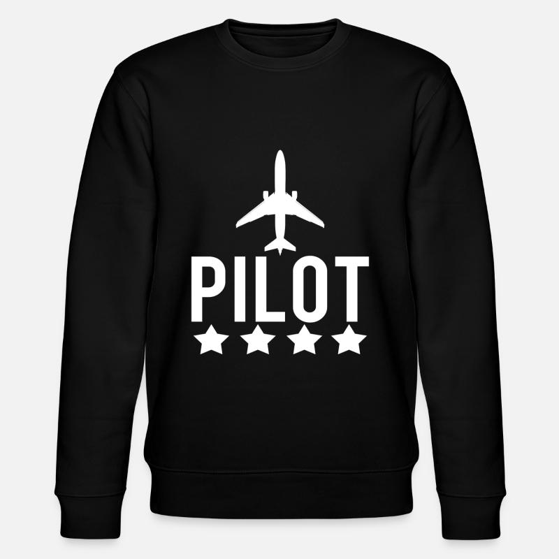 Pilot - Stanley/Stella CHANGER Unisex Organic Sweatshirt - black