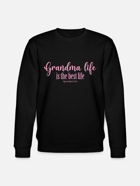 Oma-Leben - Stanley/Stella Unisex Bio-Sweatshirt CHANGER  - Schwarz