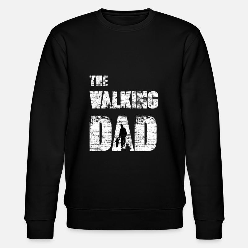The Walking Dad - Stanley/Stella Unisex Bio-Sweatshirt CHANGER  - Schwarz