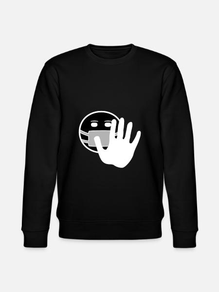 keep distance - Stanley/Stella CHANGER Unisex Organic Sweatshirt - black