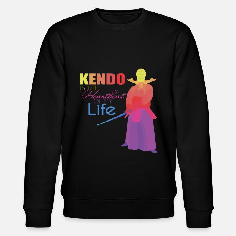 Kendo - Stanley/Stella Unisex Bio-Sweatshirt CHANGER  - Schwarz