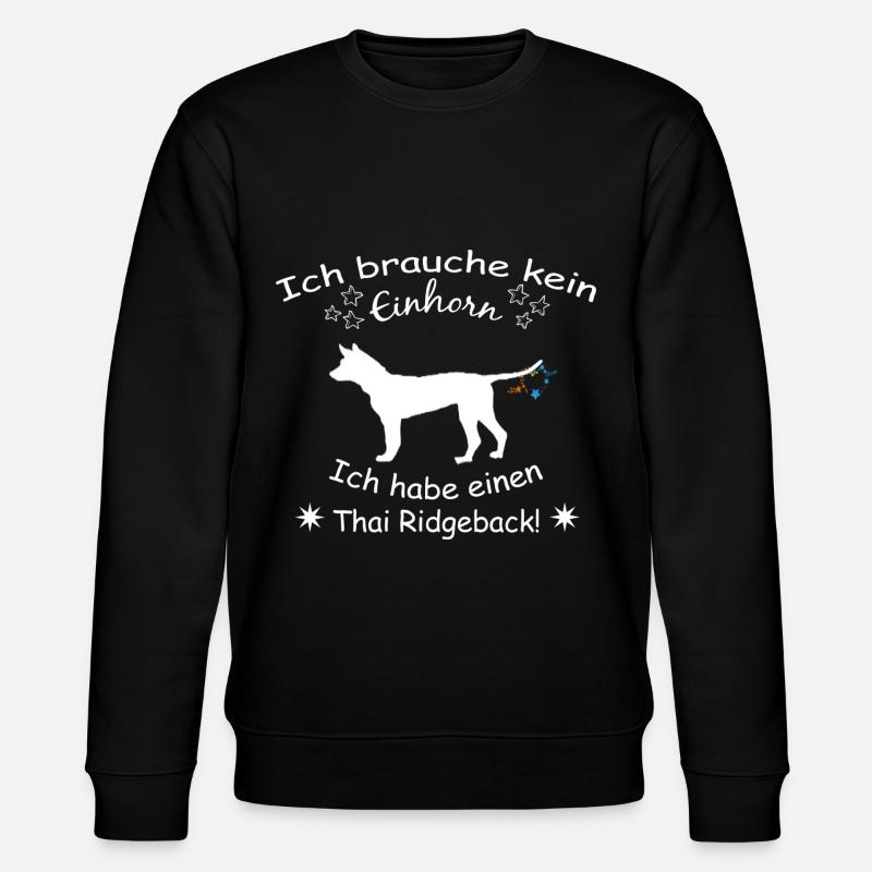 Thai Ridgeback -Thai Ridgeback - Stanley/Stella Unisex Bio-Sweatshirt CHANGER  - Schwarz