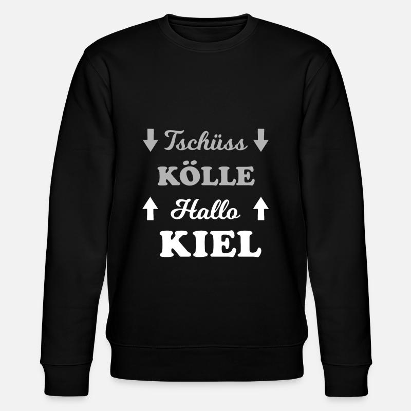 Hallo Kiel - Stanley/Stella Unisex Bio-Sweatshirt CHANGER - Schwarz