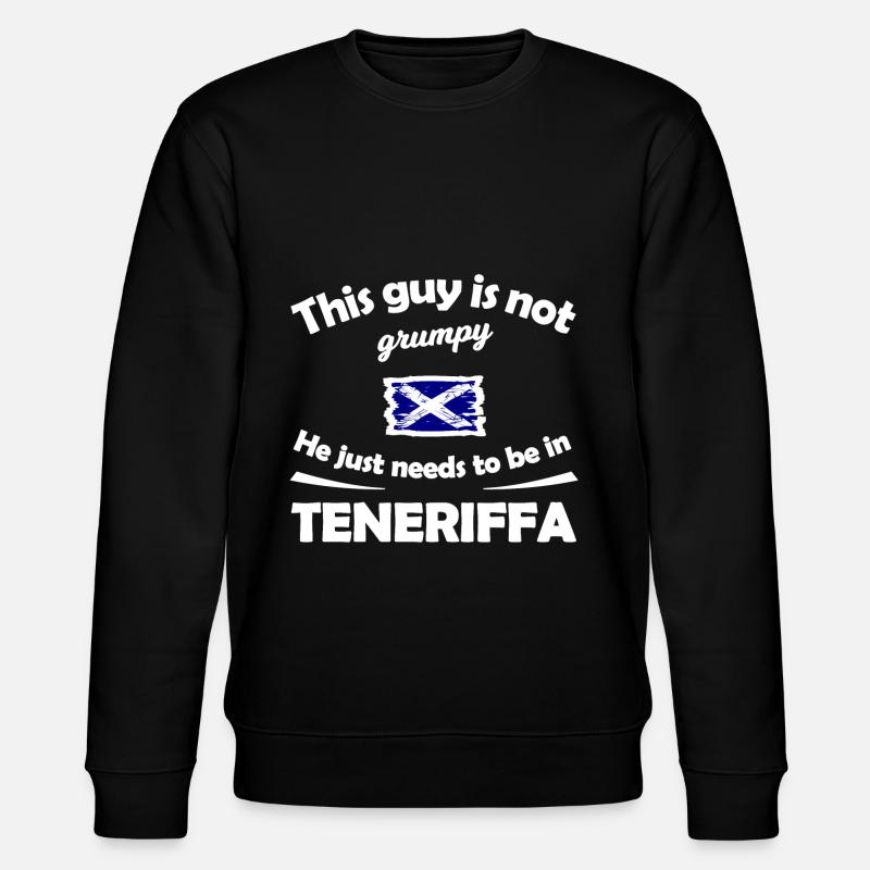 Teneriffa holidays - Stanley/Stella Unisex Bio-Sweatshirt CHANGER - Schwarz