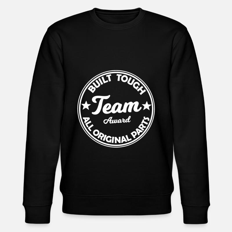 Das beste Team - Stanley/Stella Unisex Bio-Sweatshirt CHANGER  - Schwarz