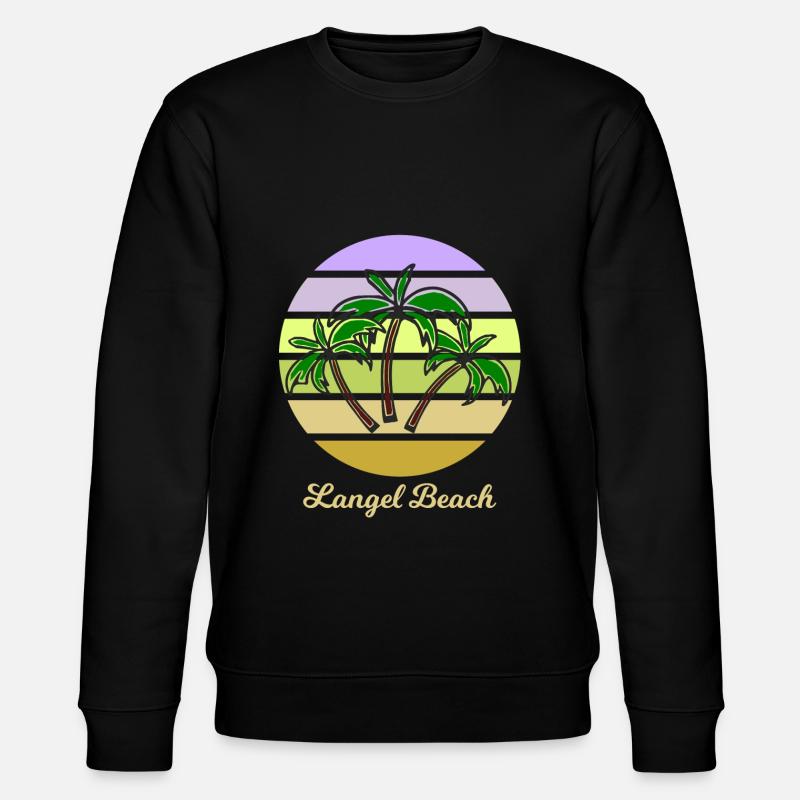 Langel Beach Holidays - Stanley/Stella Unisex Bio-Sweatshirt CHANGER  - Schwarz