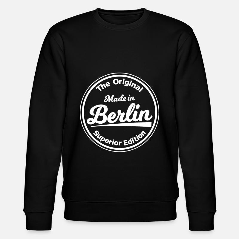 Capitale Berlin - Sweat bio CHANGER Stanley/Stella Unisexe - noir