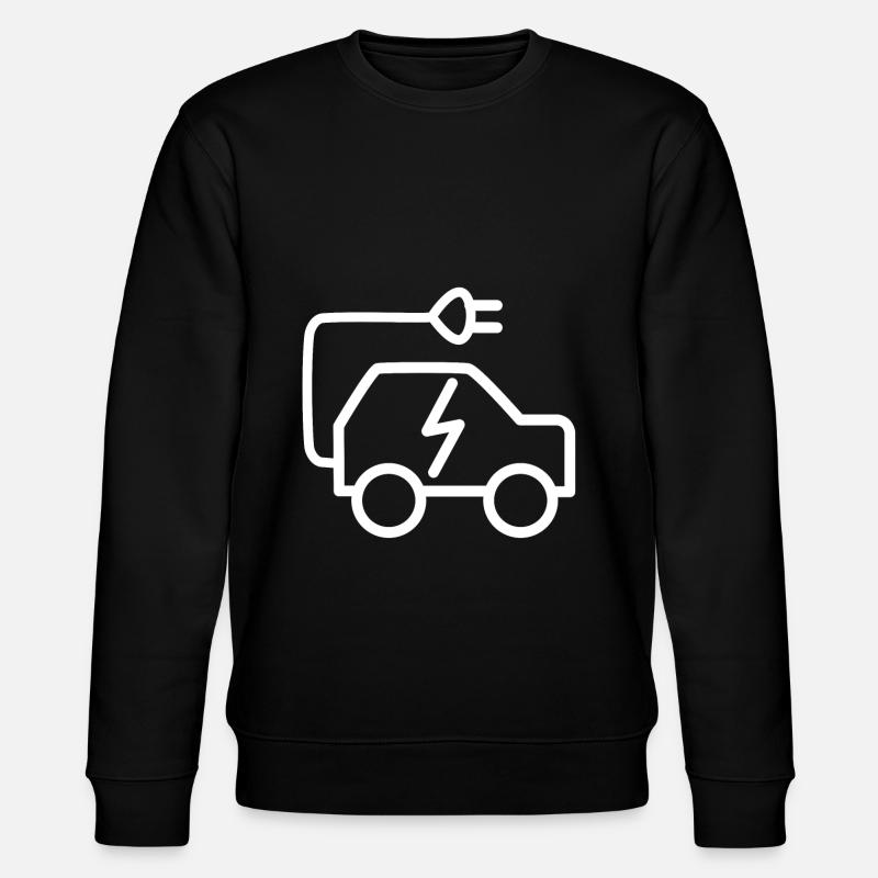 Die Elektro Autos - Stanley/Stella Unisex Bio-Sweatshirt CHANGER  - Schwarz