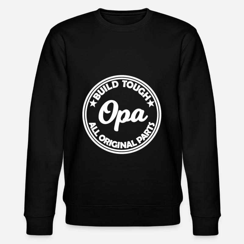 Bester Opa - Stanley/Stella Unisex Bio-Sweatshirt CHANGER  - Schwarz