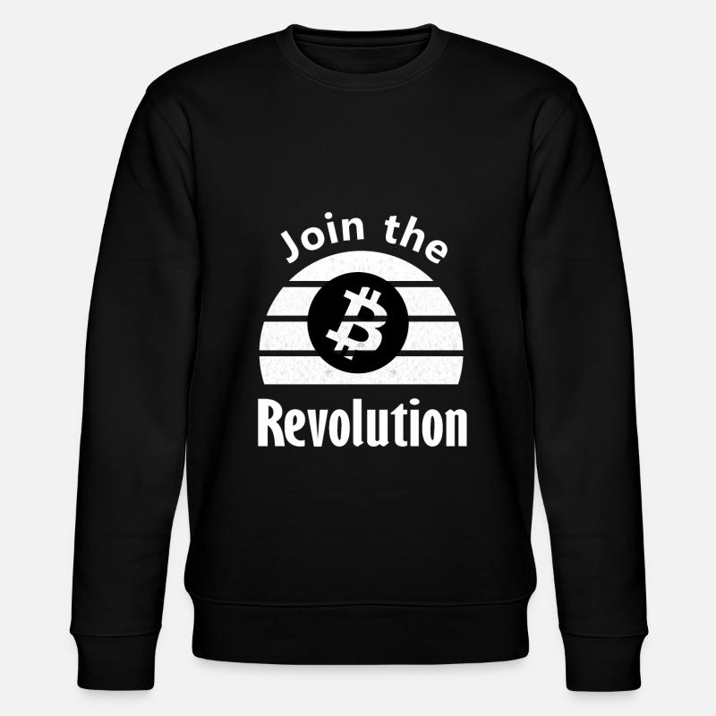 La révolution des cryptos - Sweat bio CHANGER Stanley/Stella Unisexe - noir