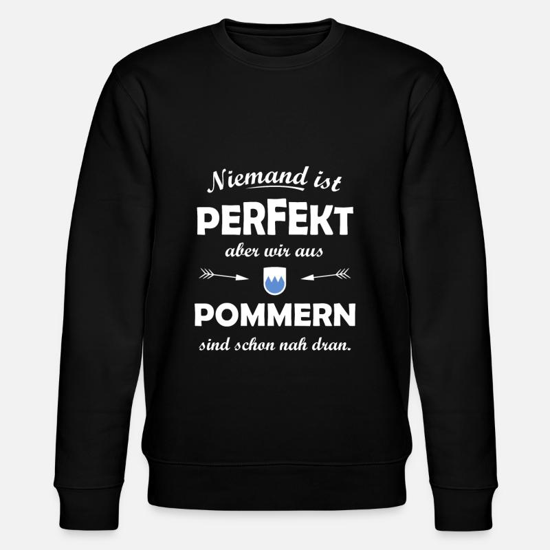 Die Provinz Pommern - Stanley/Stella Unisex Bio-Sweatshirt CHANGER - Schwarz