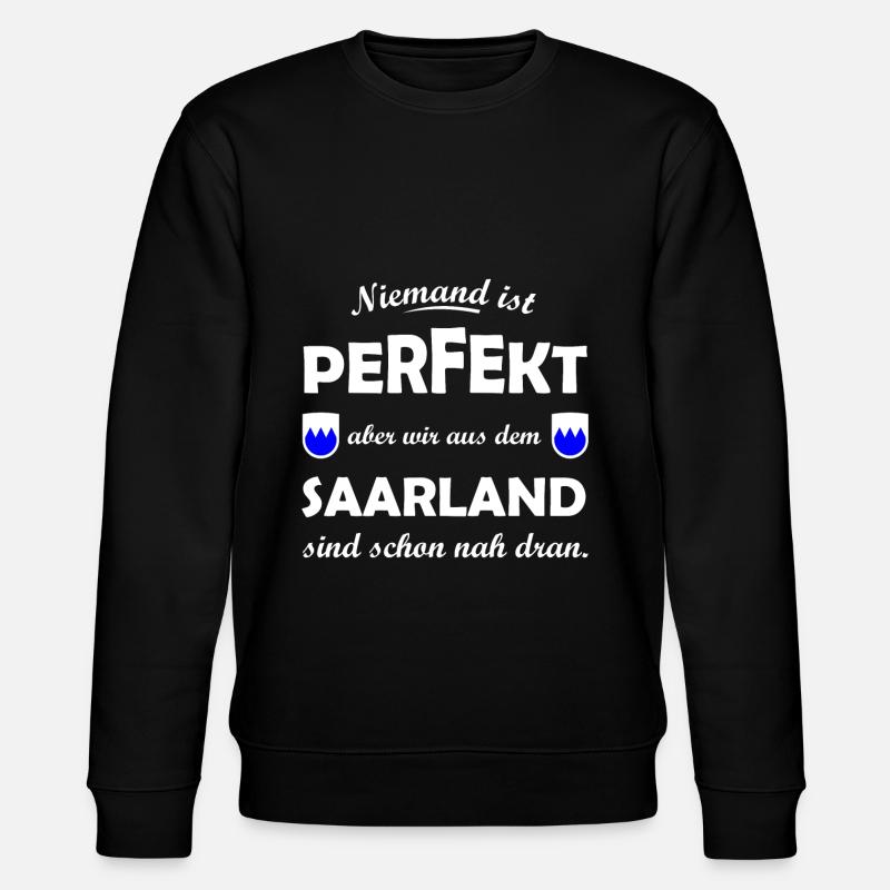 Saarländer - Stanley/Stella Unisex Bio-Sweatshirt CHANGER - Schwarz