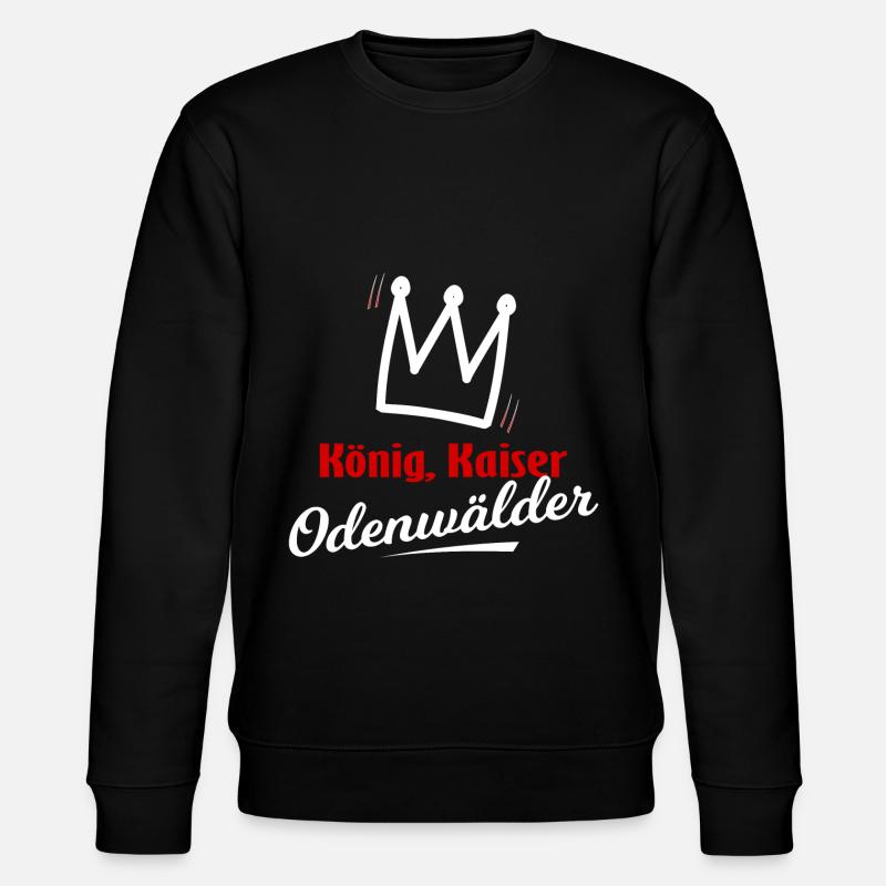 Heimat Odenwald - Stanley/Stella Unisex Bio-Sweatshirt CHANGER  - Schwarz