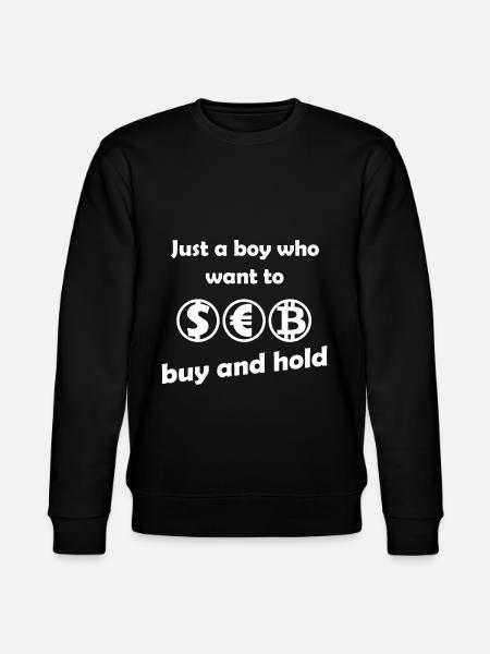 Buy and Hold Investor - Stanley/Stella CHANGER Unisex Organic Sweatshirt - black
