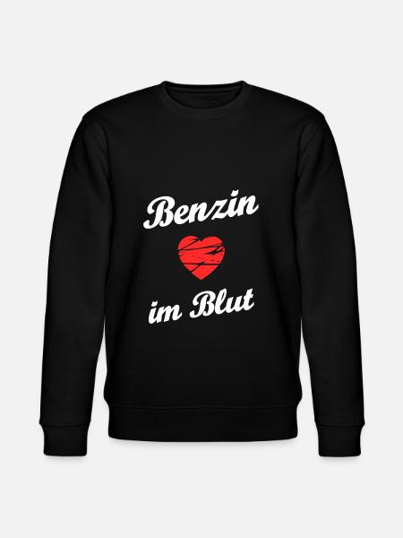 Benzin im Blut - Stanley/Stella Unisex Bio-Sweatshirt CHANGER - Schwarz