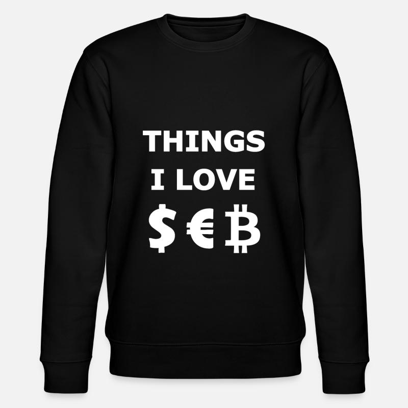 Der Liebhaber - Stanley/Stella Unisex Bio-Sweatshirt CHANGER  - Schwarz