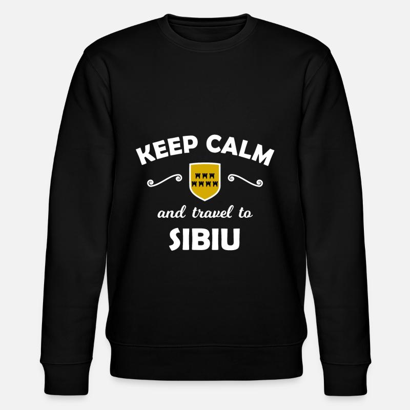 Ferien in Sibiu - Stanley/Stella Unisex Bio-Sweatshirt CHANGER  - Schwarz