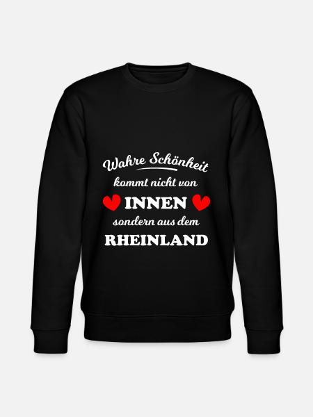 Rheinland - Stanley/Stella Unisex Bio-Sweatshirt CHANGER - Schwarz