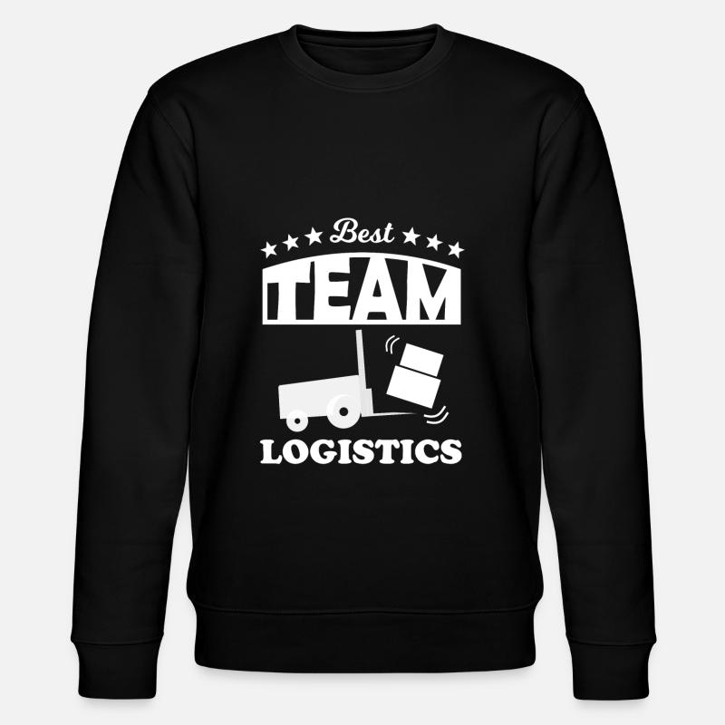 Das beste Logistikteam - Stanley/Stella Unisex Bio-Sweatshirt CHANGER - Schwarz