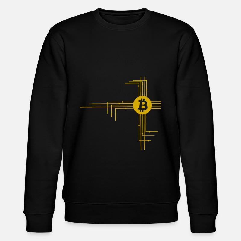 Les fils Bitcoin - Sweat bio CHANGER Stanley/Stella Unisexe - noir