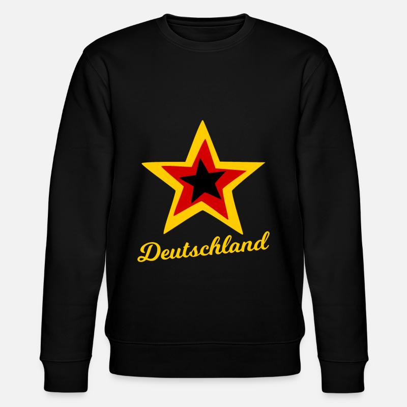 A star from Germany - Stanley/Stella CHANGER Unisex Organic Sweatshirt - black
