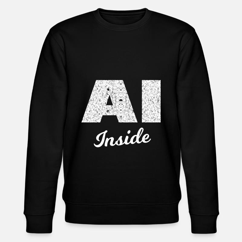Funny, clever and smart - Stanley/Stella CHANGER Unisex Organic Sweatshirt - black
