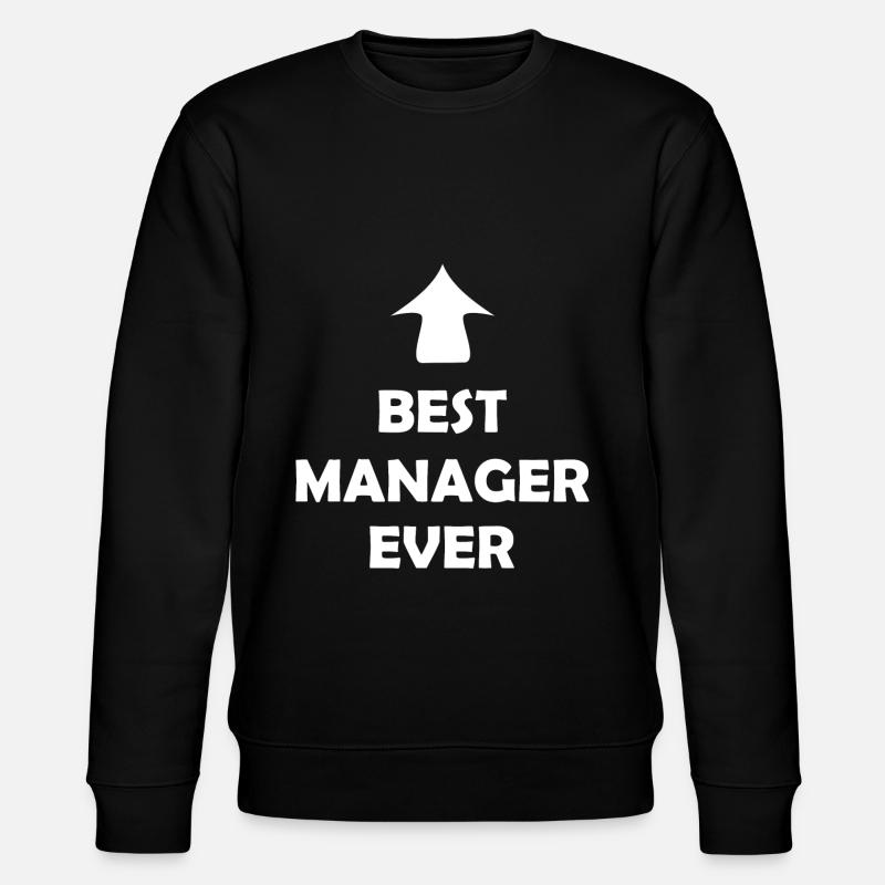 Der Chef in der Firma - Stanley/Stella Unisex Bio-Sweatshirt CHANGER  - Schwarz