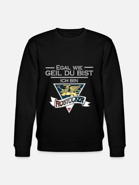 Geile Rostocker | Yolo-Artwork - Stanley/Stella Unisex Bio-Sweatshirt CHANGER  - Schwarz