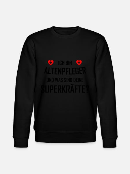 Altenpfleger - Stanley/Stella Unisex Bio-Sweatshirt CHANGER  - Schwarz