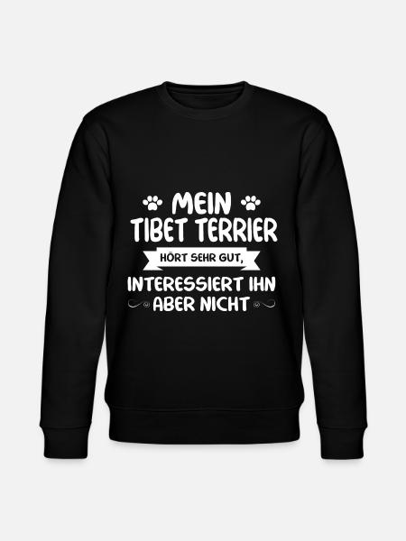 Tibet Terrier - Stanley/Stella Unisex Bio-Sweatshirt CHANGER - Schwarz