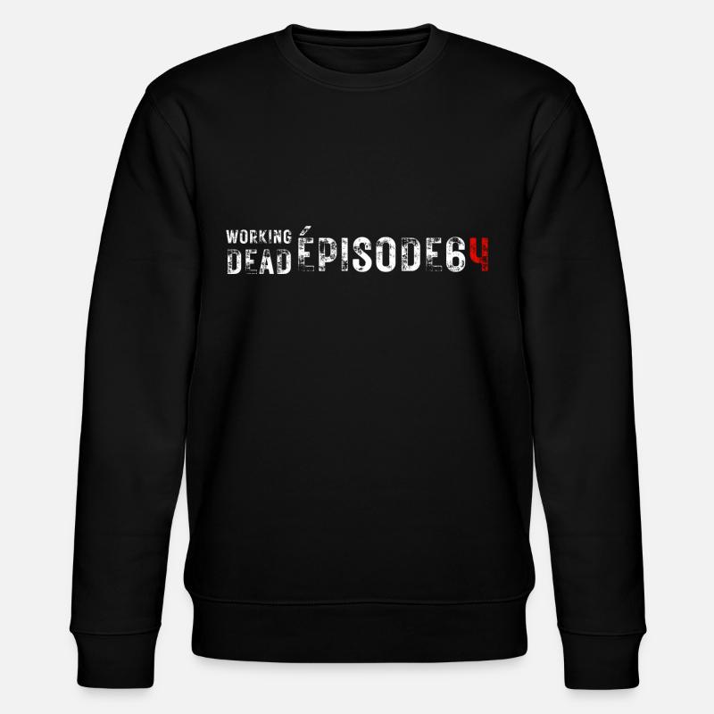 Pension reform Demonstration - Stanley/Stella CHANGER Unisex Organic Sweatshirt - black